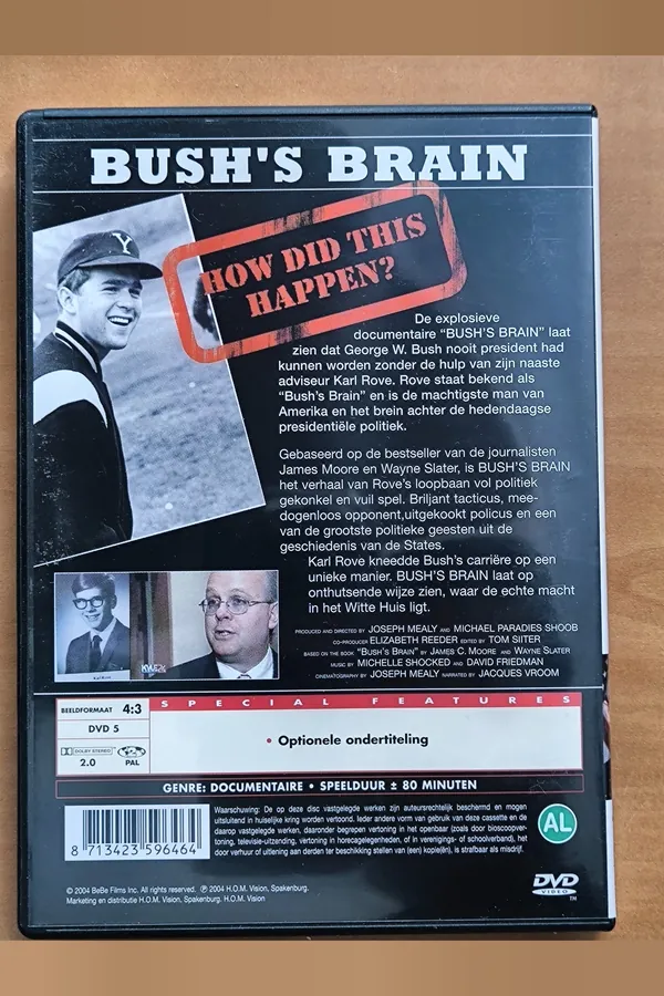Bush's Brain – achterkant