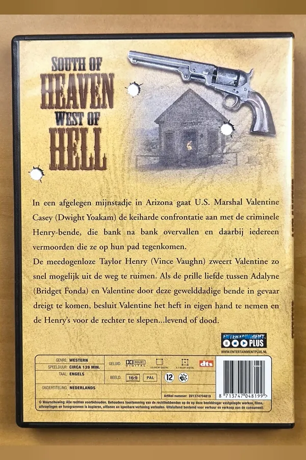 South of Heaven, West of Hell – achterkant