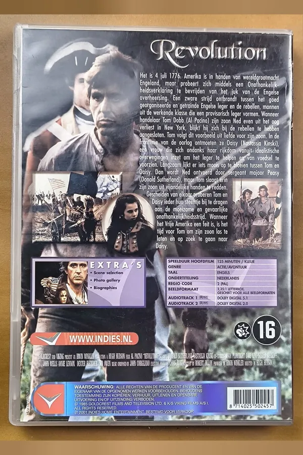 Revolution – achterkant