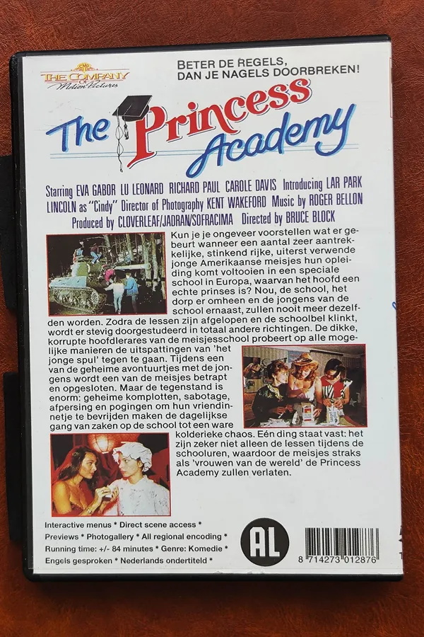 The Princess Academy – achterkant