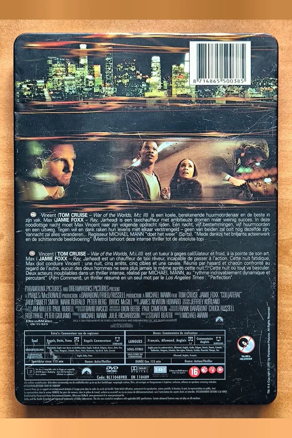 Collateral – achterkant