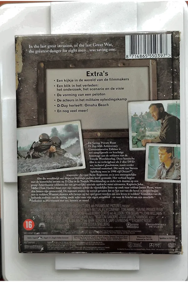 Saving Private Ryan – achterkant