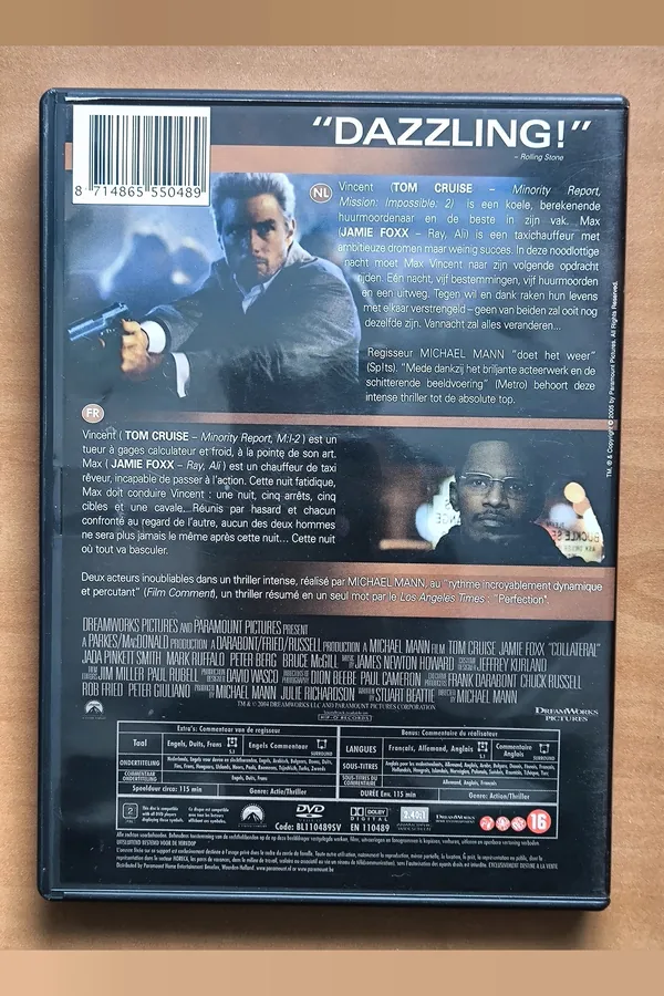 Collateral – achterkant