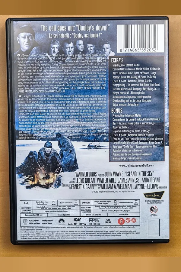 Island in the Sky – achterkant