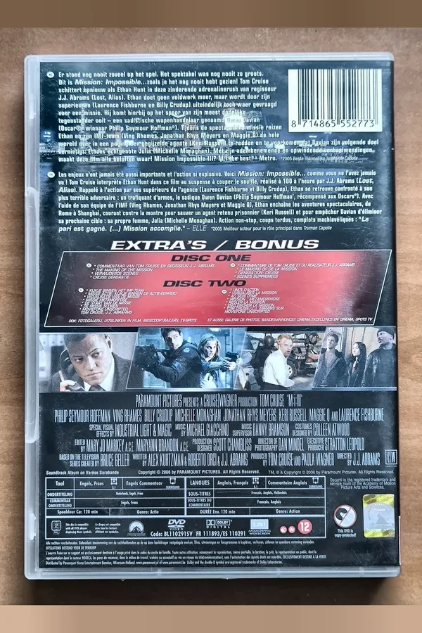 Mission: Impossible III – achterkant