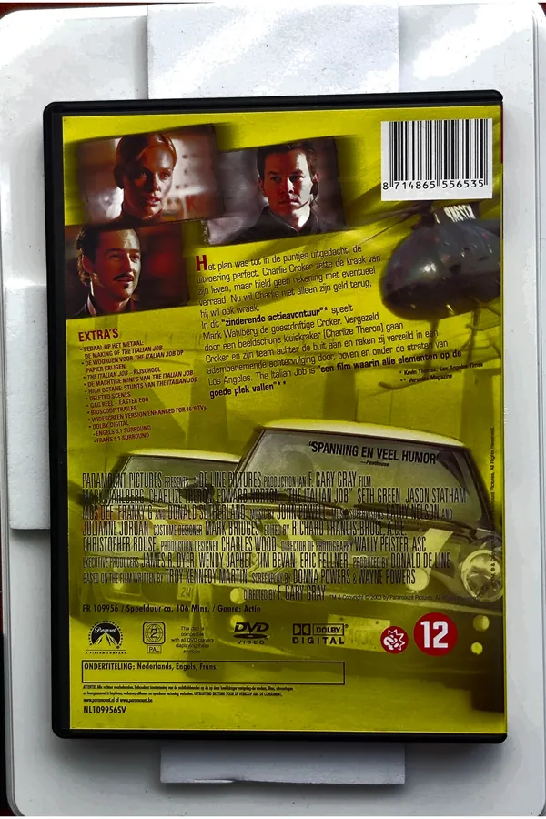 The Italian Job – achterkant