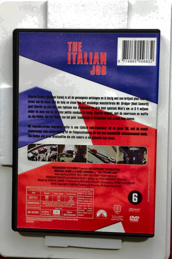 The Italian Job – achterkant