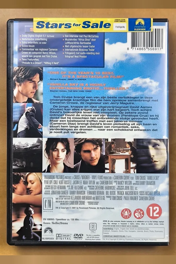 Vanilla Sky – achterkant