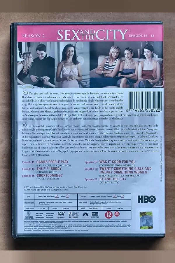 Sex And The City: Season 2 – achterkant