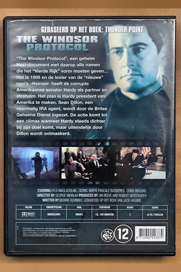 Jack Higgins's the Windsor Protocol – achterkant