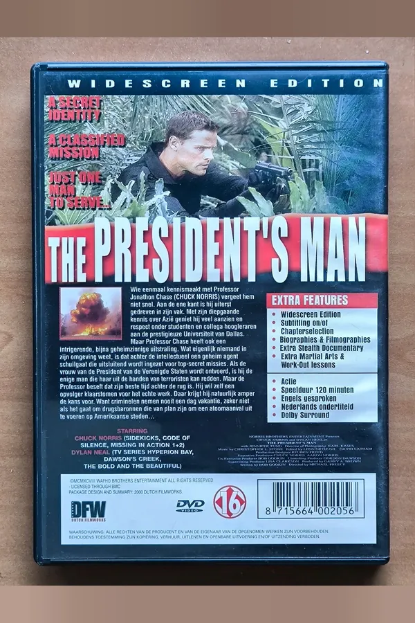 The President's Man – achterkant