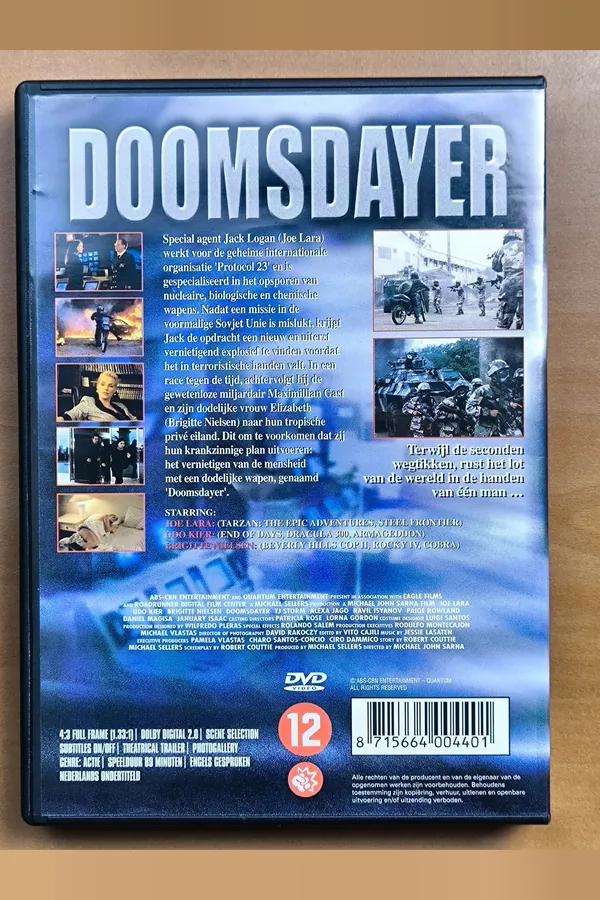 Doomsdayer – achterkant