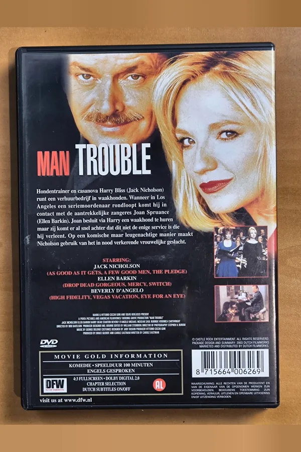Man Trouble – achterkant