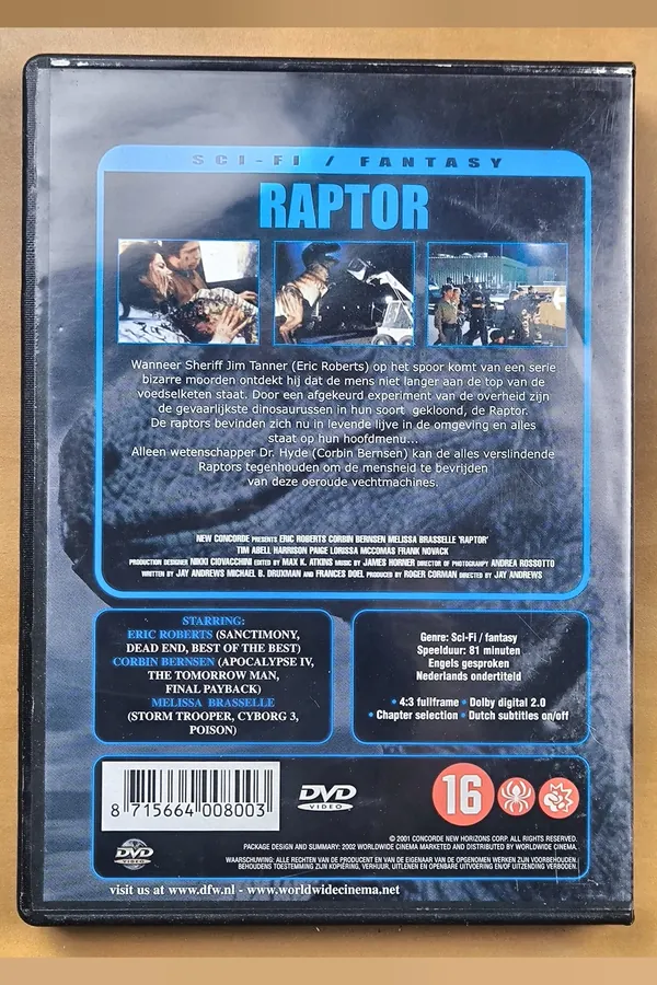 Raptor – achterkant