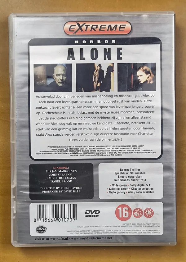 Alone – achterkant