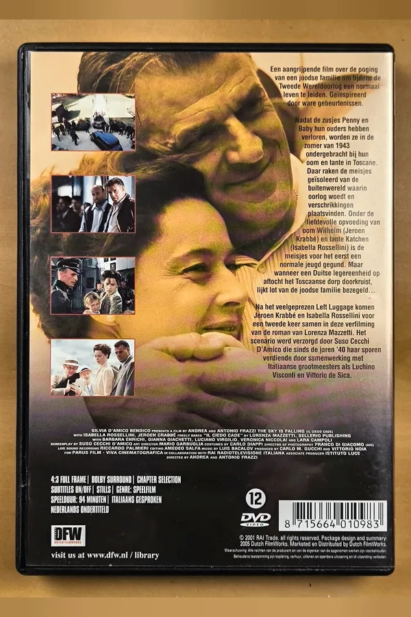 Il cielo cade – achterkant