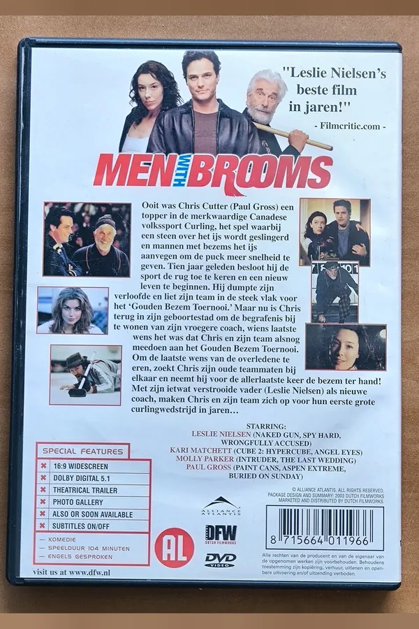 Men with Brooms – achterkant