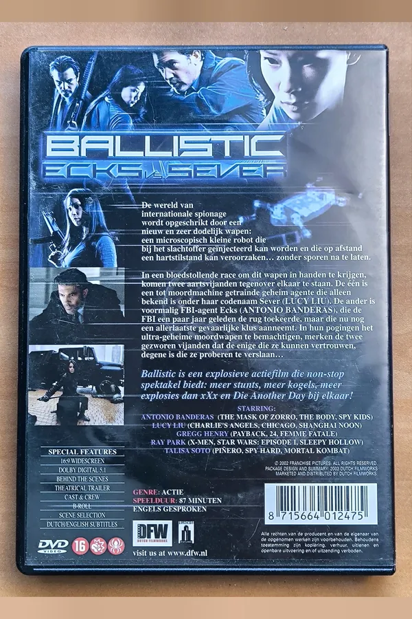 Ballistic: Ecks vs. Sever – achterkant