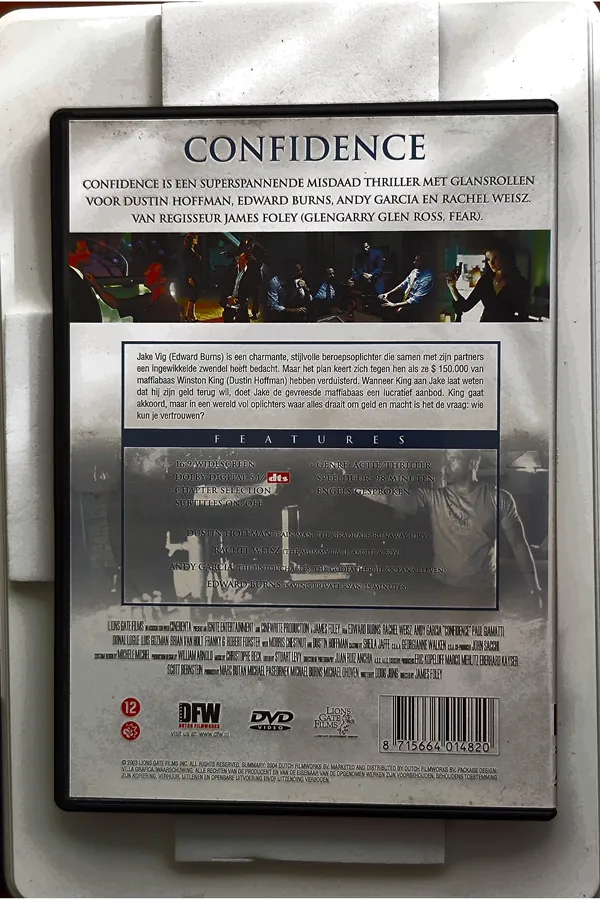 Confidence – achterkant