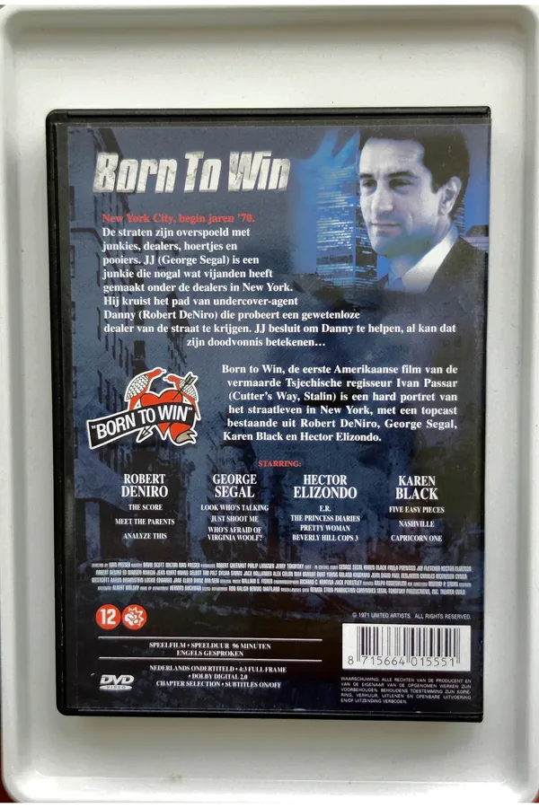 Born to Win – achterkant