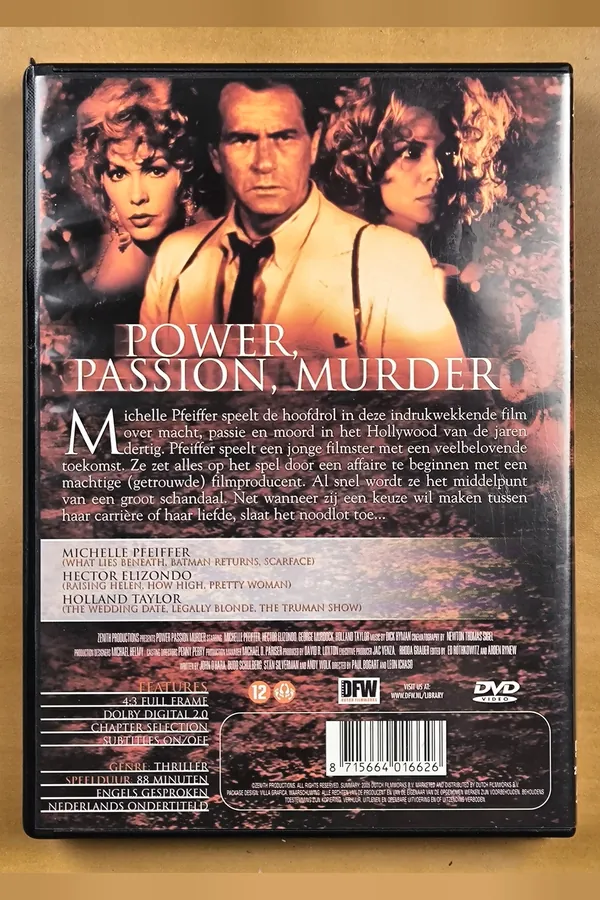 Power, Passion And Murder – achterkant
