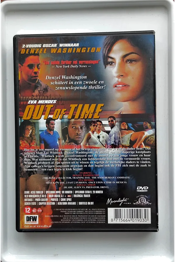 Out of Time – achterkant