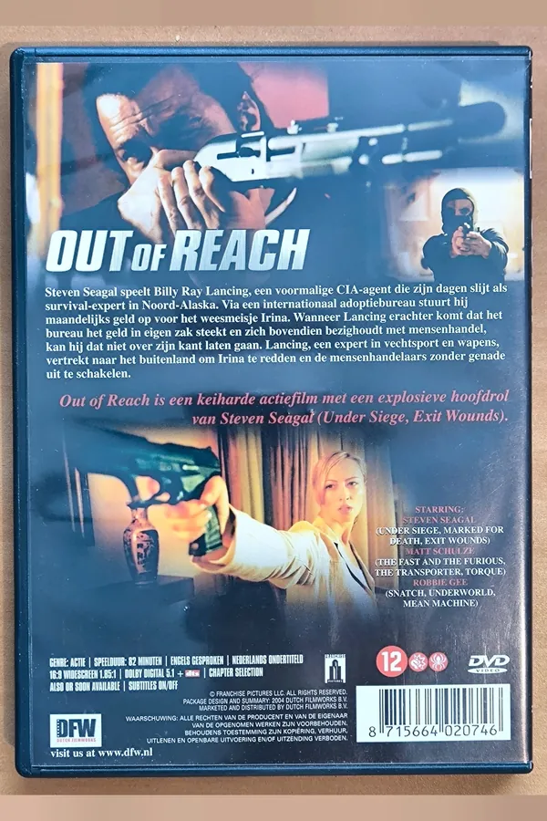 Out of Reach – achterkant