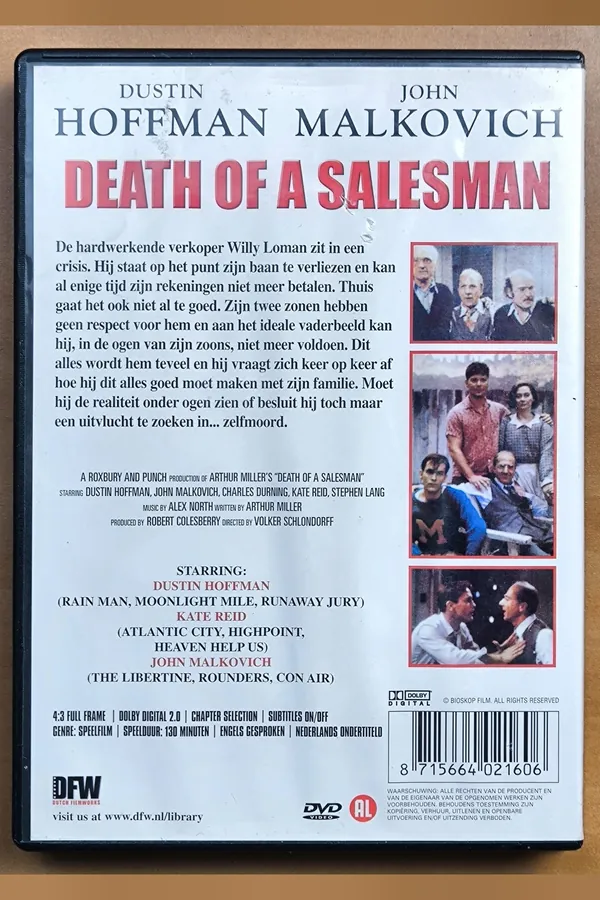 Death of a Salesman – achterkant