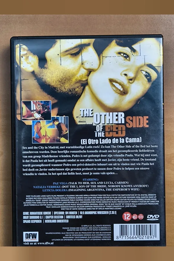 The Other Side of the Bed – achterkant