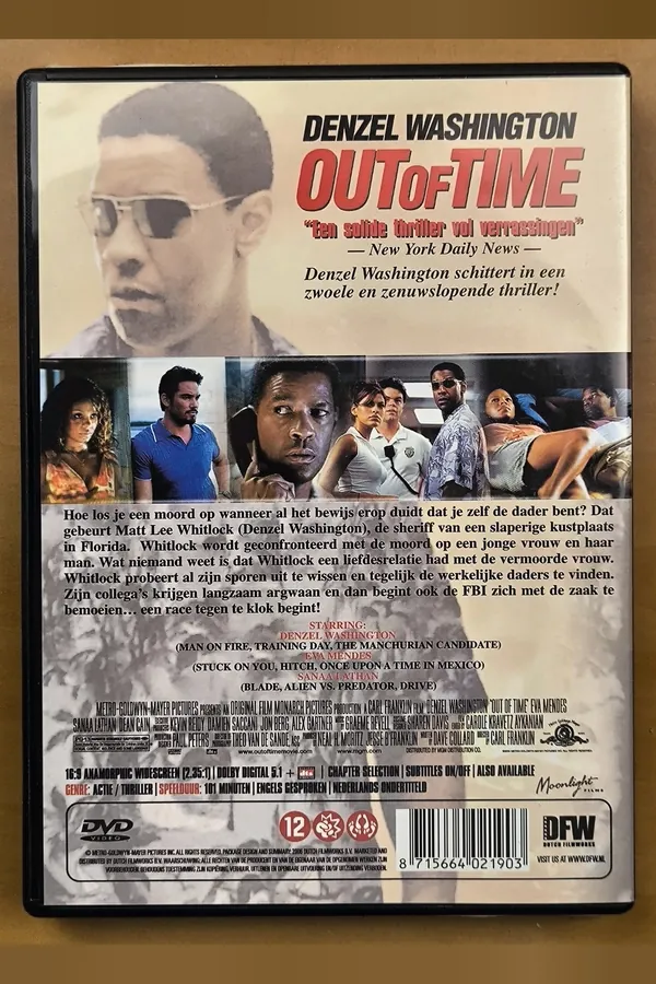 Out of Time – achterkant