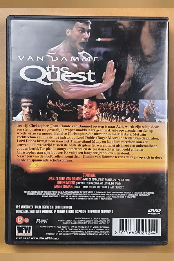 The Quest – achterkant
