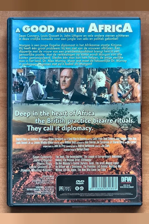 A Good Man in Africa – achterkant