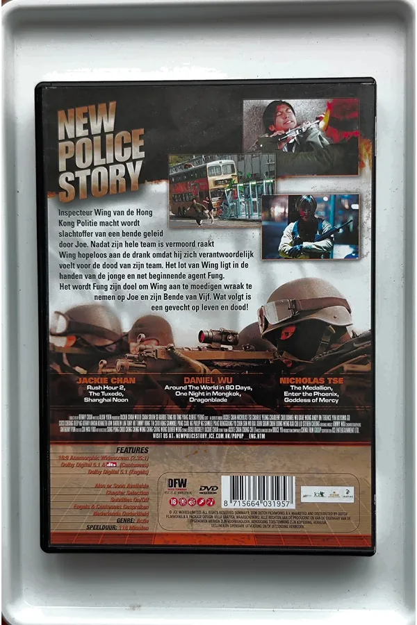 New Police Story – achterkant