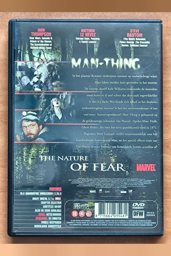 Man-Thing – achterkant