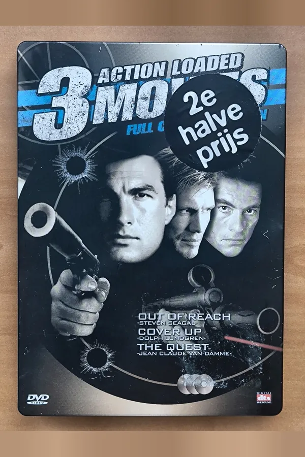 3 Action Loaded Movies – voorkant