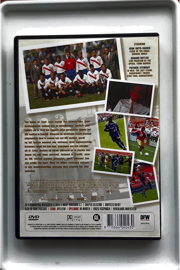 The Game of Their Lives – achterkant