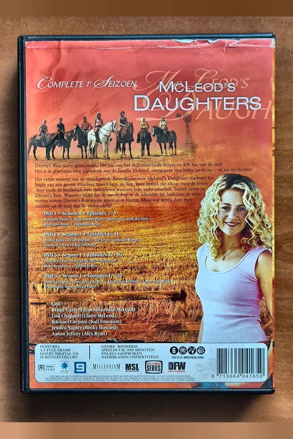 McLeod's Daughters: Season 1 – achterkant