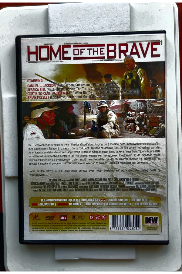Home of the Brave – achterkant