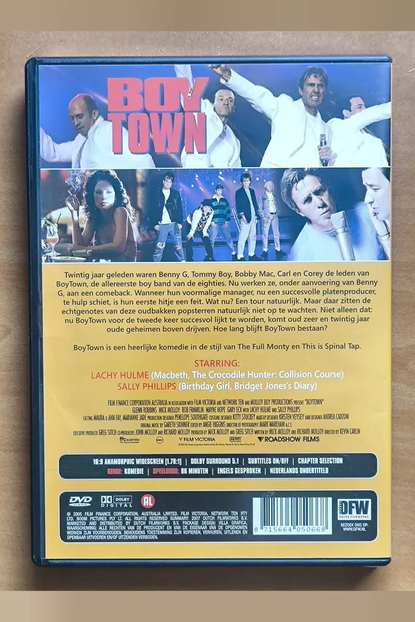 BoyTown – achterkant