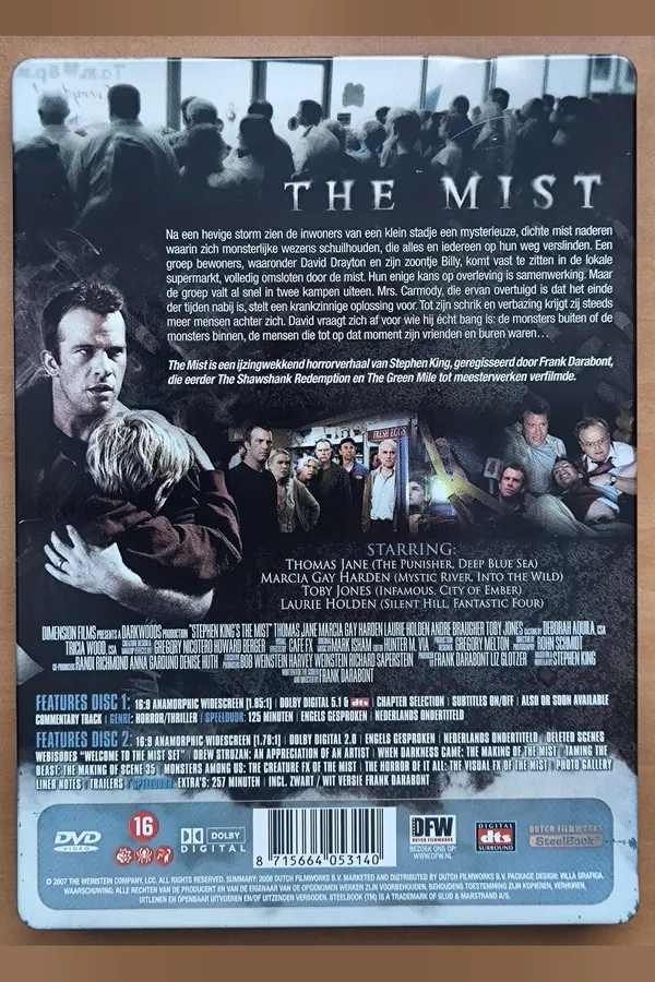 The Mist – achterkant