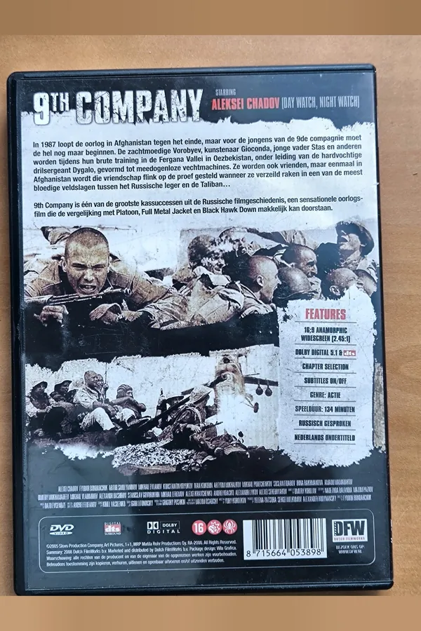 9th Company – achterkant