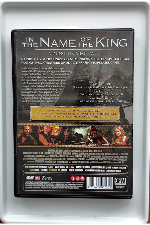 In the Name of the King: A Dungeon Siege Tale – achterkant