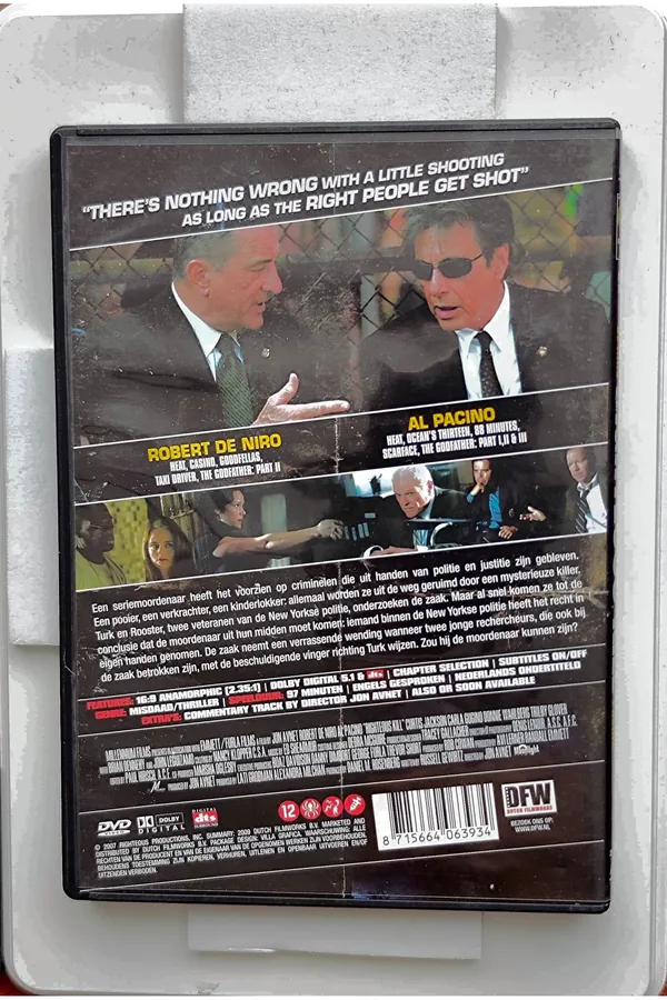 Righteous Kill – achterkant