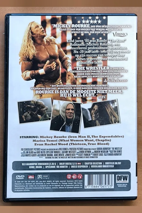 The Wrestler – achterkant