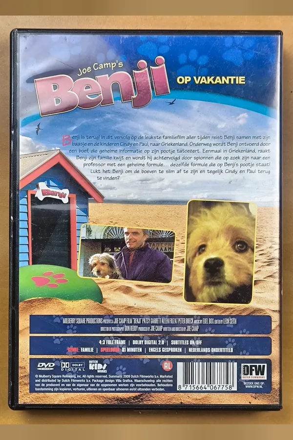 Benji / For The Love Of Benji – achterkant