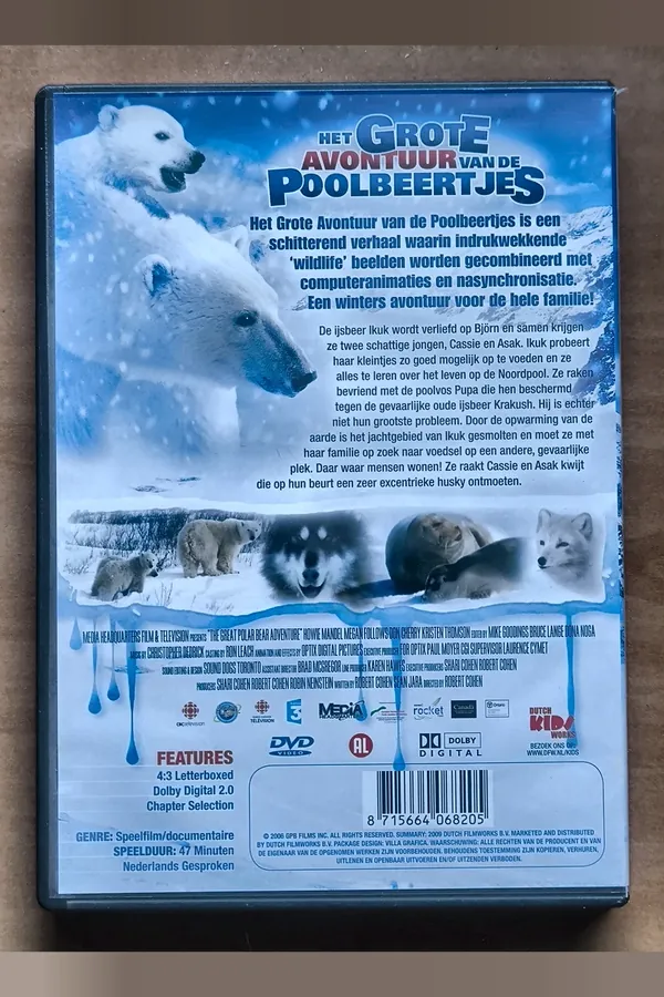 The Great Polar Bear Adventure – achterkant