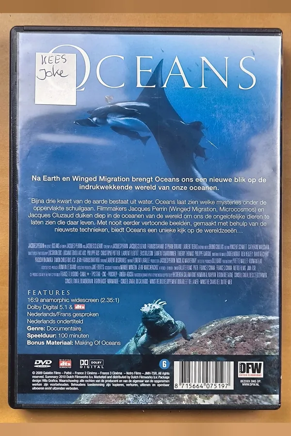 Oceans – achterkant