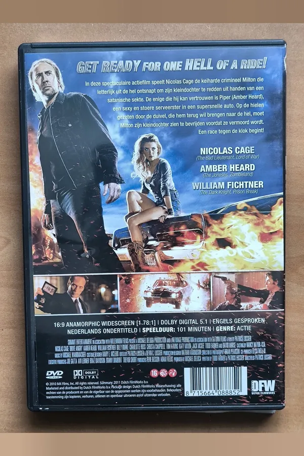 Drive Angry – achterkant