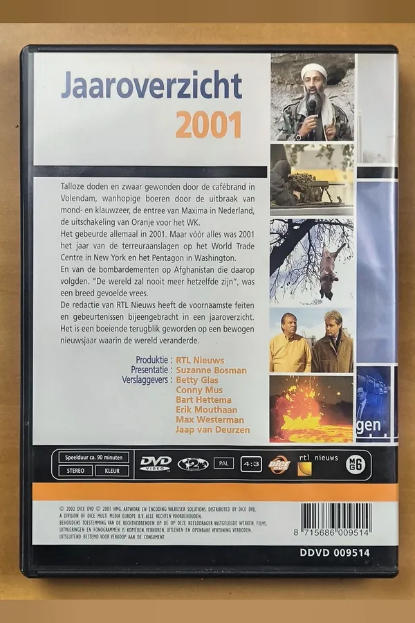 RTL Nieuws Jaaroverzicht 2003 – achterkant