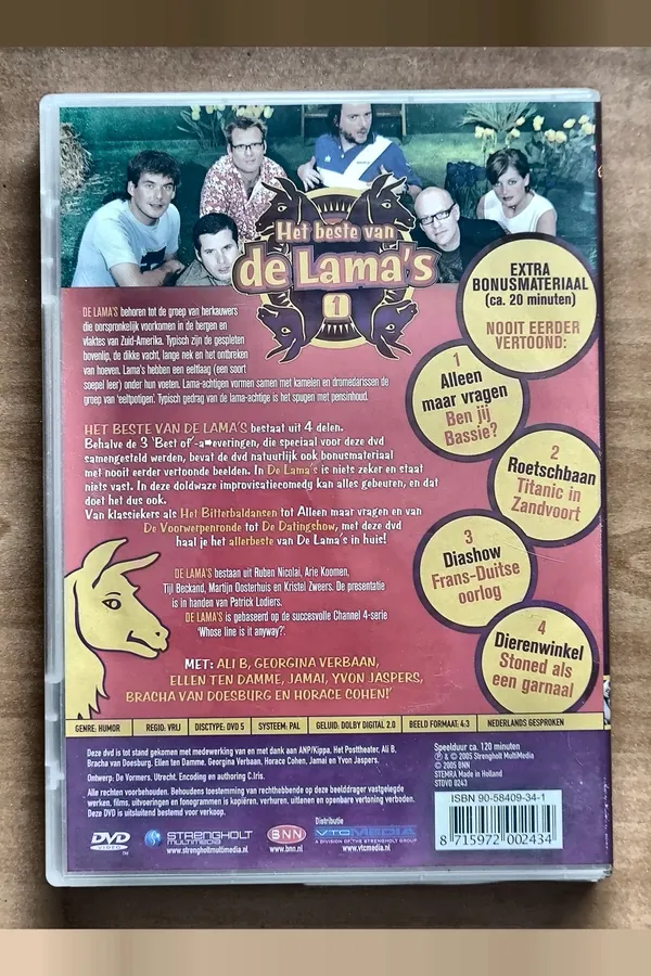 Het beste van de Lama's – achterkant